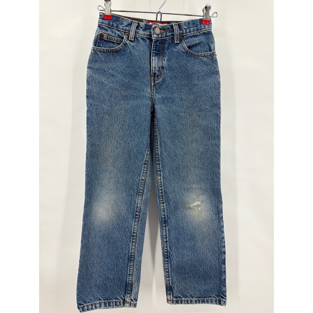 Old Navy Blue Jeans Vintage Kids Size 10 Slim Medium Wash Straight Leg Denim